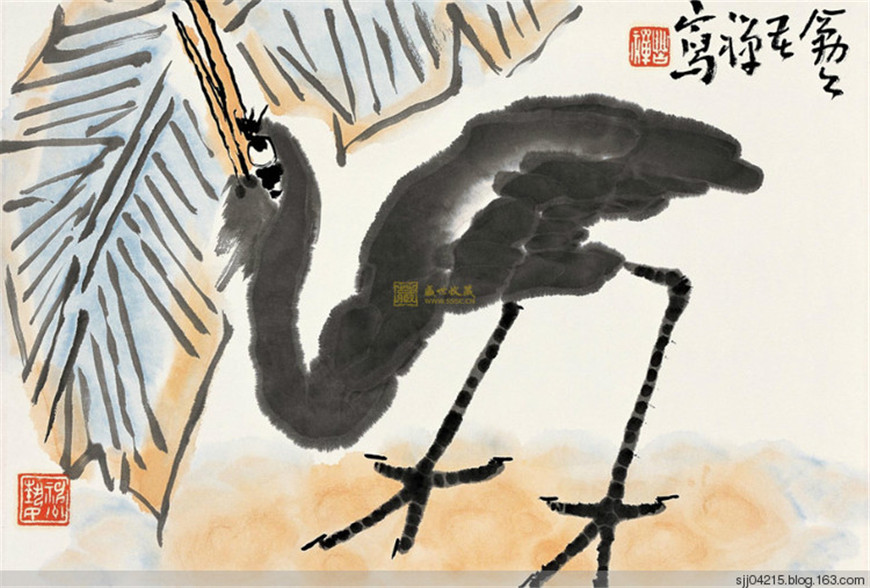 【國(guó)畫大師】李苦禪作品精選賞析