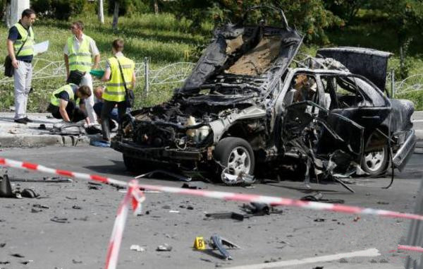 烏克蘭基輔發(fā)生汽車(chē)爆炸 情報(bào)局局長(zhǎng)在爆炸中死亡