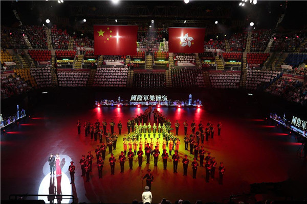 香港舉辦國(guó)際軍樂(lè)匯演慶?；貧w２０周年