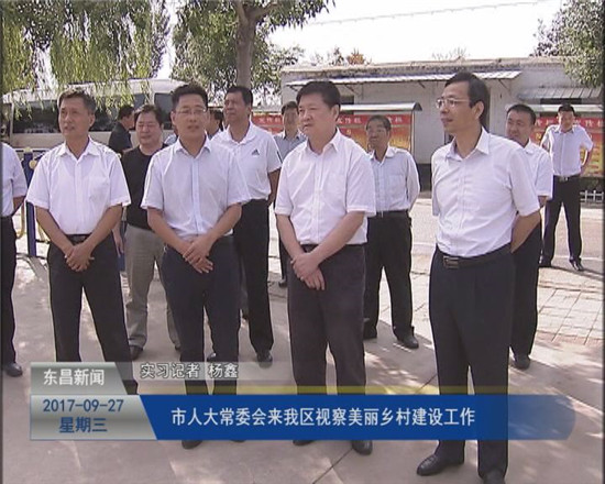 市人大常委會來我區(qū)視察美麗鄉(xiāng)村建設情況