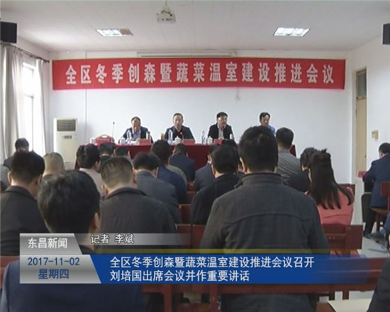 全區(qū)冬季創(chuàng)森暨蔬菜溫室建設(shè)推進(jìn)會議召開  劉培國出席會議并作重要講話