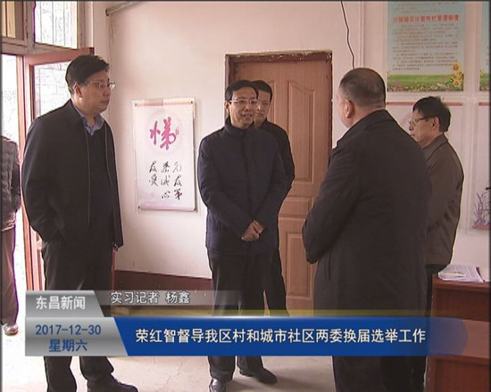 榮紅智督導(dǎo)我區(qū)村和城市社區(qū)“兩委”換屆選舉工作