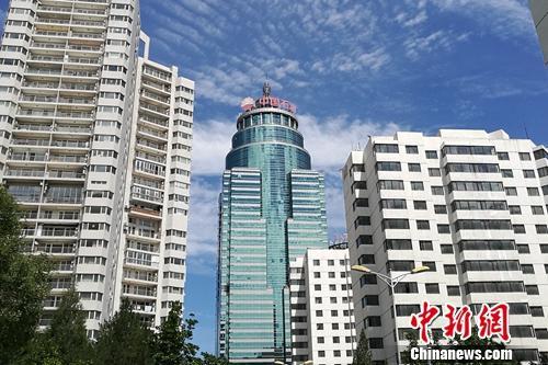 北京市亞運村北辰附近某小區(qū)樓外景。<a target='_blank'  _fcksavedurl='http://www.chinanews.com/' ></table>中新網(wǎng)</a> 程春雨 攝