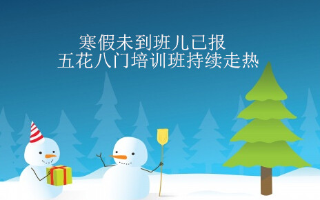 寒假未到班兒已報 五花八門培訓(xùn)班持續(xù)走熱