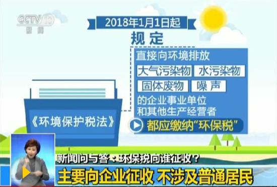 環(huán)保稅4月1日將迎首個(gè)征期 認(rèn)定納稅人26萬多戶