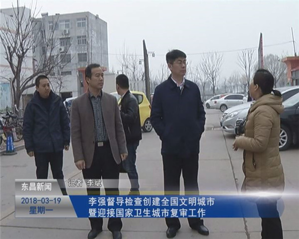 李強督導檢查創(chuàng)建全國文明城市暨迎接國家衛(wèi)生城市復審工作