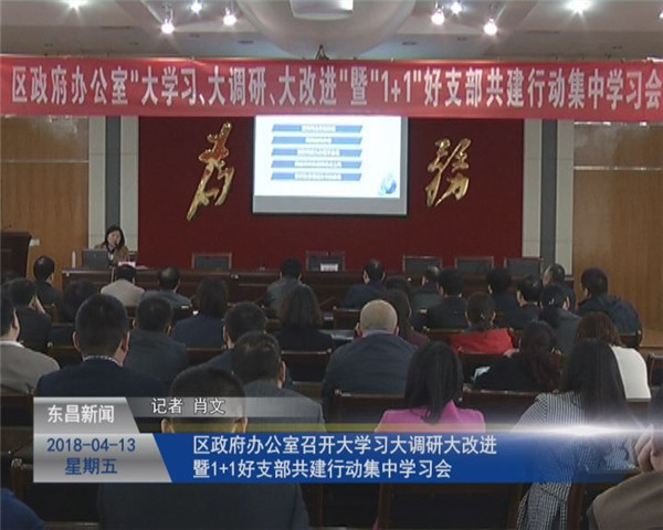 區(qū)政府辦公室召開“大學(xué)習(xí)、大調(diào)研、大改進(jìn)”暨“1+1”好支部共建行動集中學(xué)習(xí)會
