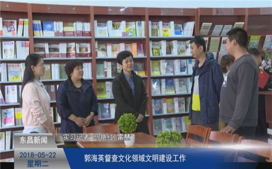 郭海英督查文化領(lǐng)域文明建設(shè)工作