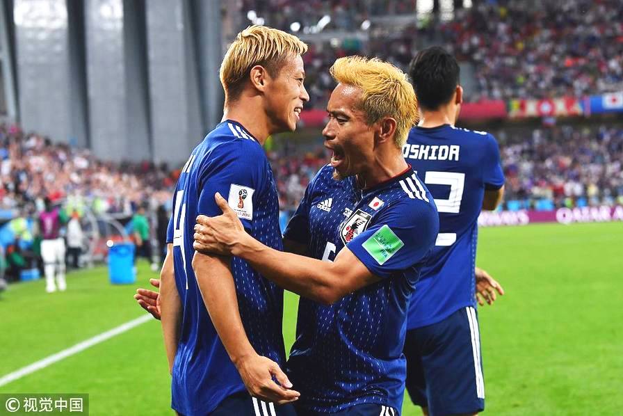 世界杯-日本2-2頑強扳平塞內加爾 本田圭佑替補建功