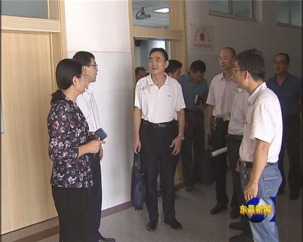 省教育廳督導組來我區(qū)督導檢查秋季開學工作