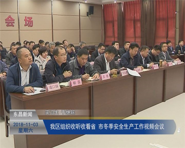 我區(qū)組織收聽收看省、市冬季安全生產(chǎn)工作視頻會議