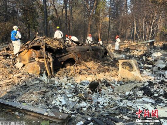 美國加州致命山火已致逾900人失蹤 搜救行動進(jìn)行中