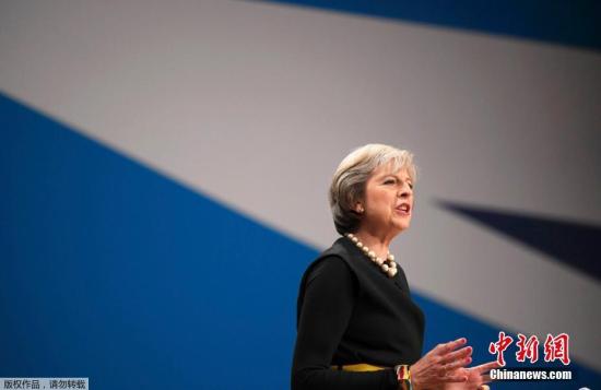 資料圖：英國首相特雷莎·梅。