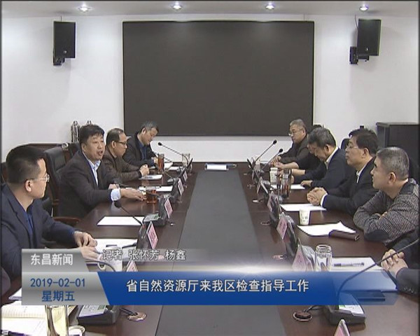 省自然資源廳來我區(qū)檢查指導(dǎo)工作