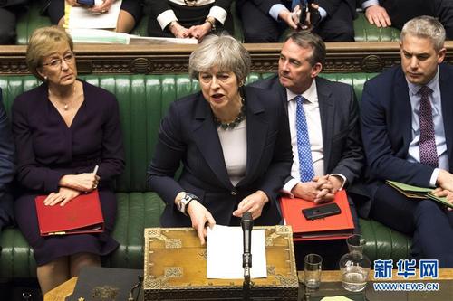 英國(guó)議會(huì)下院投票反對(duì)“無(wú)協(xié)議脫歐”