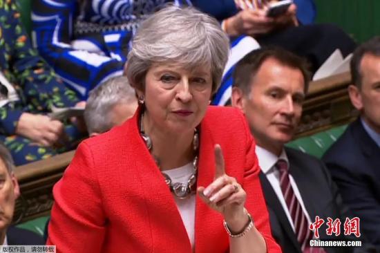 資料圖：英國首相特雷莎·梅。