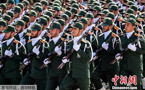 資料圖：伊朗伊斯蘭革命衛(wèi)隊。