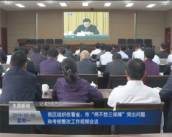 我區(qū)組織收看省、市“兩不愁三保障”突出問題和考核整改工作視頻會議