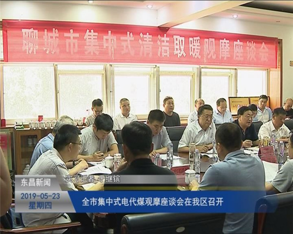 全市集中式電代煤觀摩座談會在我區(qū)召開
