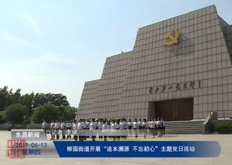 柳園街道開展“追本溯源 不忘初心”主題黨日活動