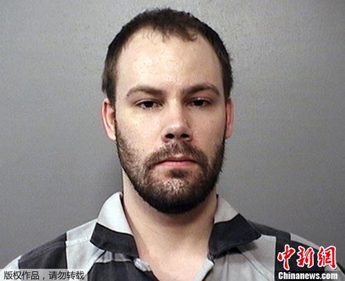 資料圖片：涉嫌綁架中國訪問學(xué)者章瑩穎的美國嫌犯克里斯滕森。