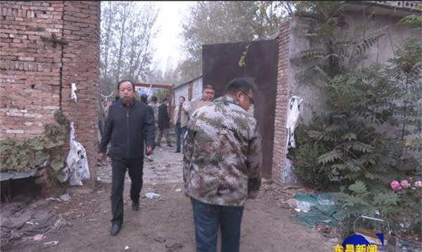 新區(qū)街道對轄區(qū)一處違建進行集中拆除