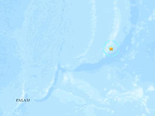 西太平洋關(guān)島附近發(fā)生5.6級(jí)地震 震源深度67.5公里