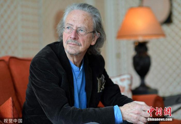 資料圖：2019年諾貝爾文學(xué)獎得主彼得·漢德克(Peter Handke)。圖片來源：視覺中國