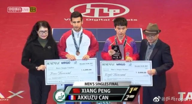 完美！16歲世青賽冠軍7連勝稱雄，張繼科傳人4-2完勝奪冠