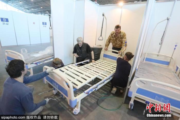 當?shù)貢r間2020年4月23日消息，圣彼得堡方艙醫(yī)院即將投入使用，系俄羅斯首家方艙醫(yī)院。