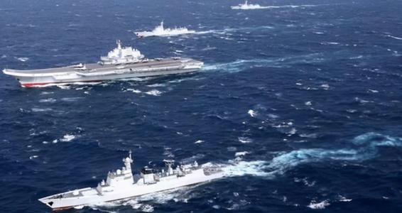 中國海軍遼寧艦航母編隊開展遠(yuǎn)海訓(xùn)練