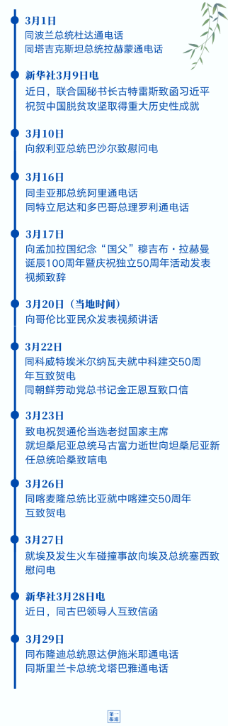 3月春來 中國(guó)元首外交暖人心