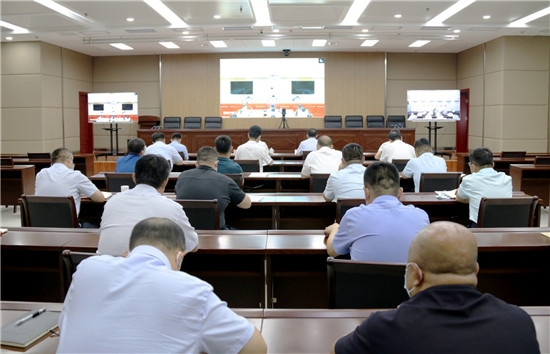 東昌府區(qū)組織收看全市農(nóng)村廁所革命問題摸排整改工作推進(jìn)視頻會議