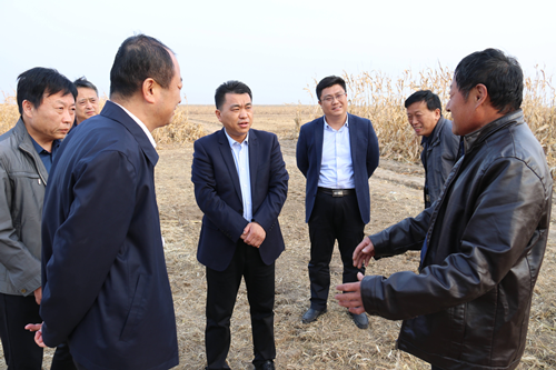 巴海峰現(xiàn)場督導我區(qū)秋收秋種工作