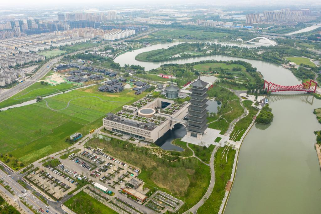 奮進新征程 建功新時代·偉大變革丨看，運河原點最美“天際風景線”