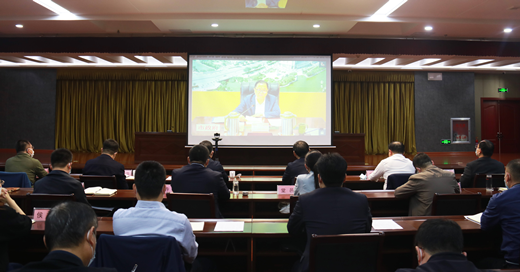 東昌府區(qū)組織收聽收看全市疫情防控專題視頻會(huì)議  江紹華在東昌府分會(huì)場參加收聽收看