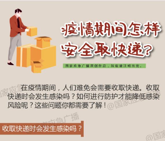 疫情期間怎樣安全取快遞？一圖告訴你！