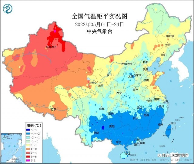 中央氣象臺：5月底北方“熱情”高漲 江南雨多仍難入夏