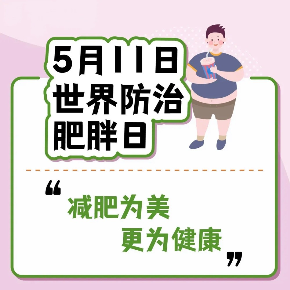 今天是世界防治肥胖日 你知道啥是“五高”嗎？