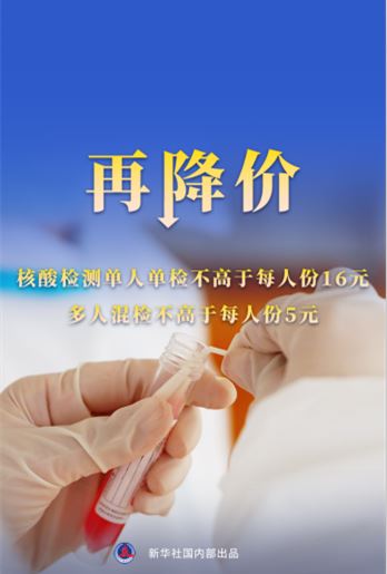 國家醫(yī)保局：核酸檢測單人單檢最高限價每人份16元