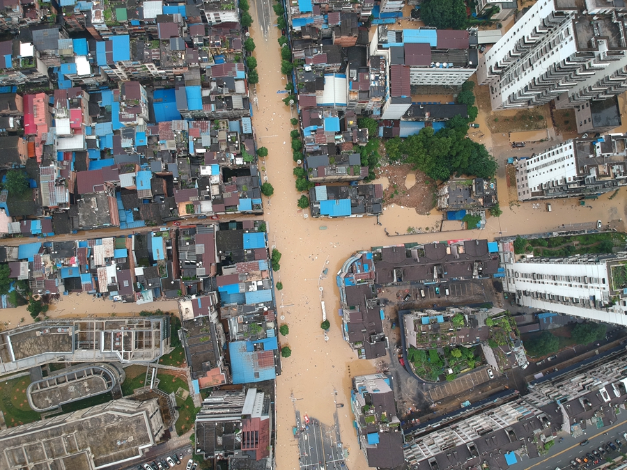 福建北部地區(qū)遭遇強(qiáng)降雨侵襲