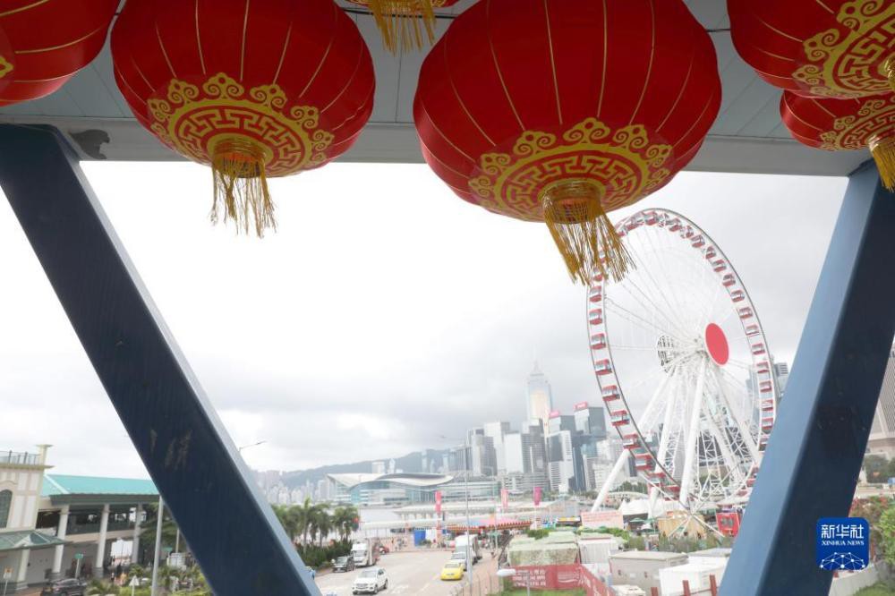 香港街頭喜慶氣氛漸濃