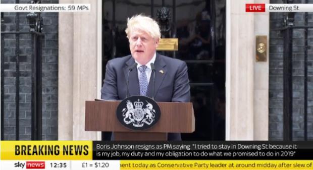 約翰遜下臺，英國首相的繼任者是誰？