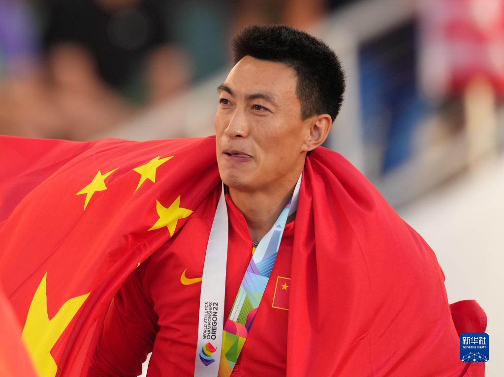 田徑世錦賽：朱亞明奪得男子三級(jí)跳遠(yuǎn)銅牌 直言未來(lái)奪金“希望大”