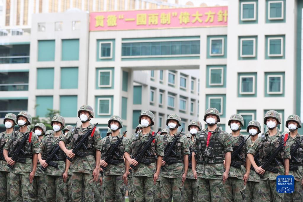 中國人民解放軍駐澳門部隊第二十三次建制單位輪換工作順利完成