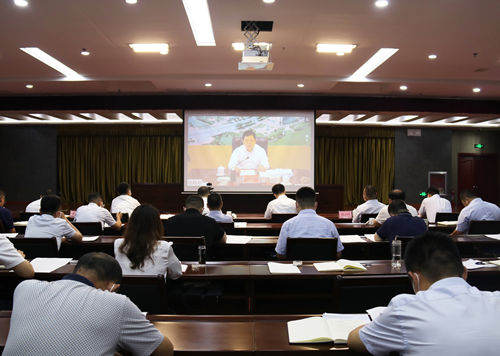 聊城市安全生產(chǎn)警示教育暨安全生產(chǎn)隱患排查整治推進(jìn)視頻會(huì)議召開(kāi) 東昌府區(qū)設(shè)分會(huì)場(chǎng)組織收聽(tīng)收看