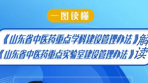 一圖讀懂《山東省中醫(yī)藥重點(diǎn)學(xué)科建設(shè)管理辦法》《山東省中醫(yī)藥重點(diǎn)實(shí)驗(yàn)室建設(shè)管理辦法》