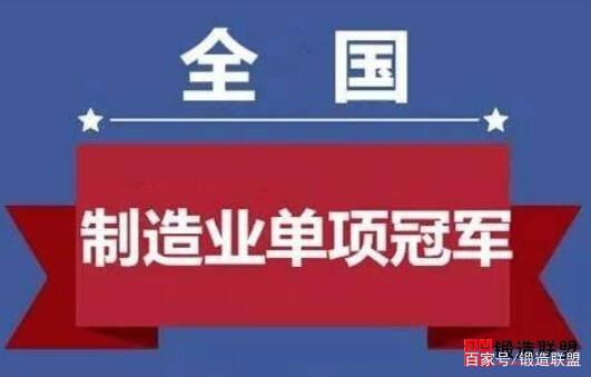 我國已遴選848家制造業(yè)單項冠軍企業(yè)