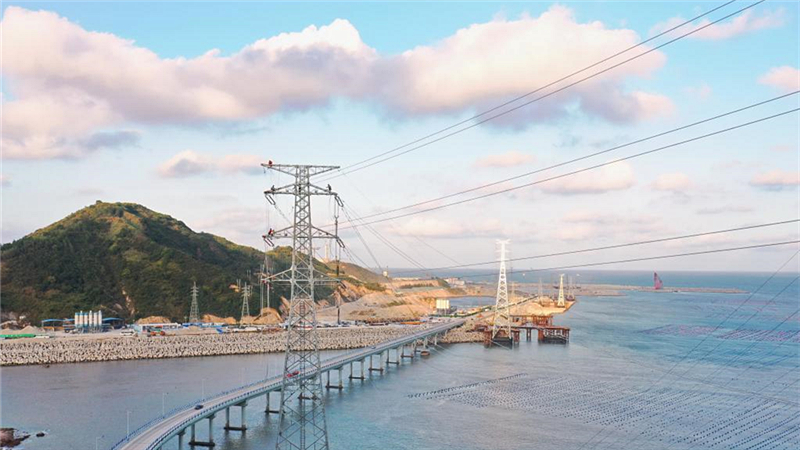 福建霞浦核電送出工程B回通道全線貫通