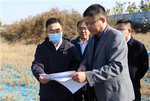 江紹華調(diào)研重點項目建設(shè)情況